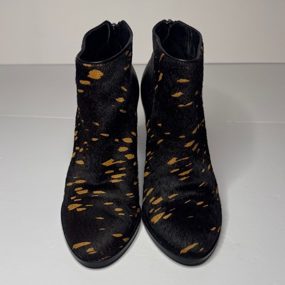 Cole Haan Grand Ambition Block Heel Calf Hair Upper Ankle Boots, Rodeo Western - Picture 3 of 16